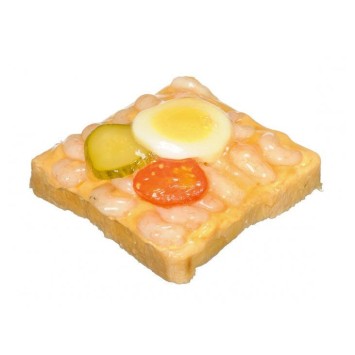 Canapé aux crevettes